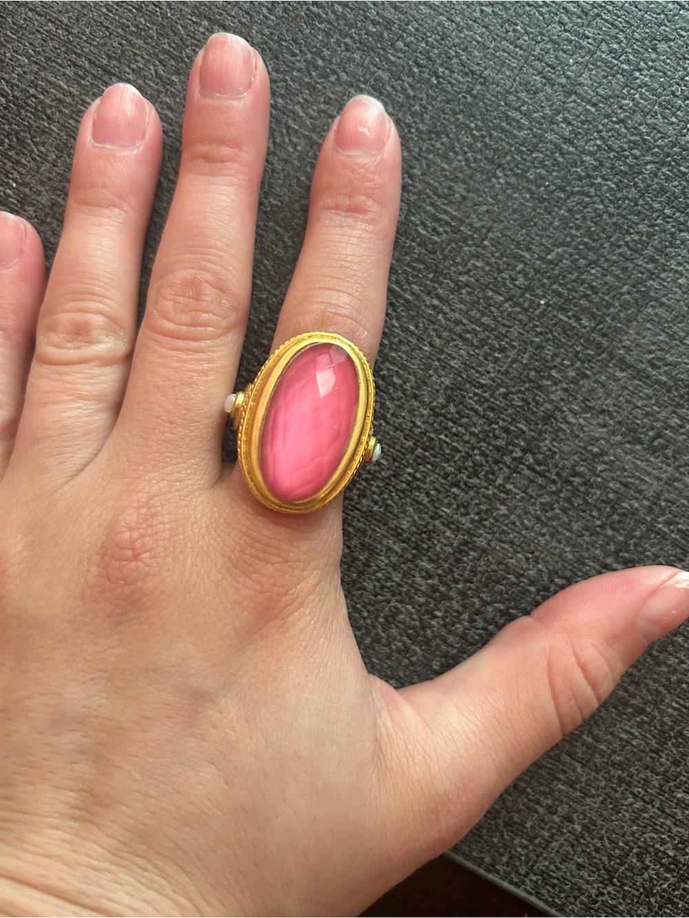 Julie Vos Peony Pink Ring